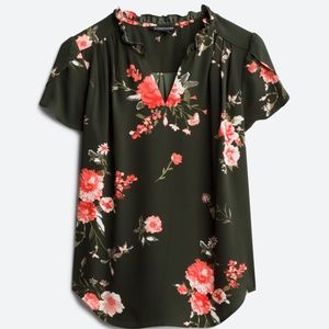 41 HAWTHORN Tiffiny Tulip Sleeve Blouse XL